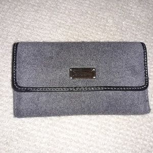 Grey Felt Wallet